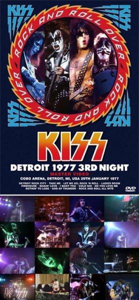 Photo1: KISS - DETROIT 1977 3RD NIGHT MASTER VIDEO DVD [ZODIAC 748] (1)