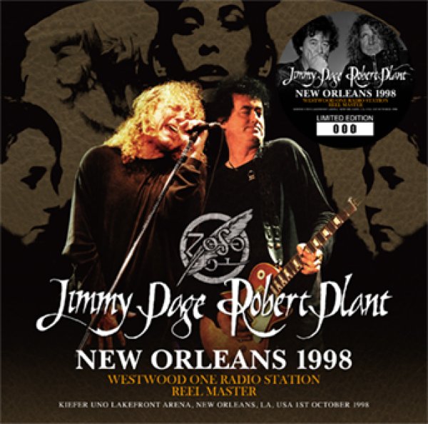 Photo1: JIMMY PAGE & ROBERT PLANT - NEW ORLEANS 1998 WESTWOOD ONE RADIO STATION REEL MASTER 2CD [Wardour-709] (1)