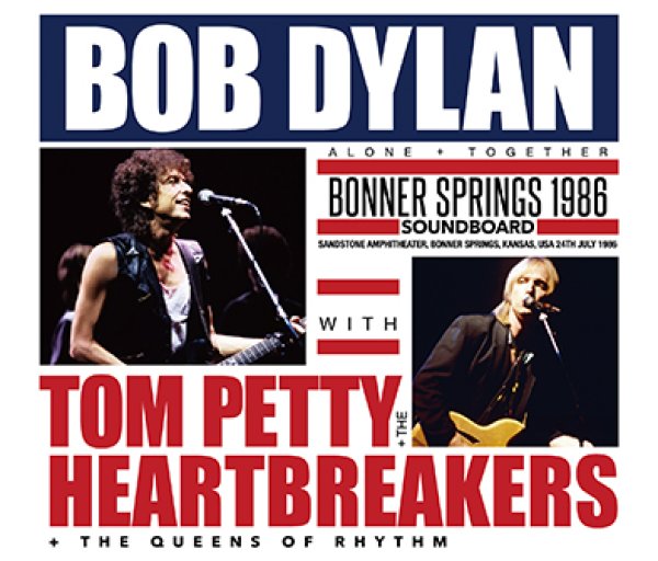 Photo1: BOB DYLAN WITH TOM PETTY & THE HEARTBREAKERS AND THE QUEENS OF RHYTHM - BONNER SPRINGS 1986 SOUNDBOARD 3CD [ZION-219] (1)