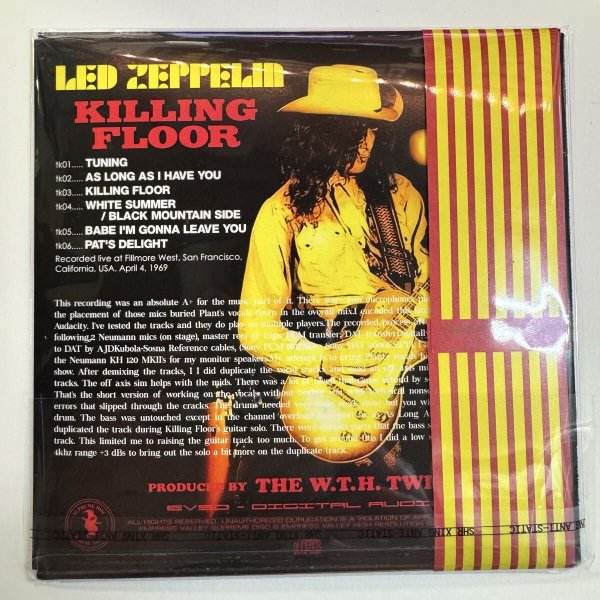 Photo2: LED ZEPPELIN - KILLING FLOOR demix CD FILLMORE 04/24/69 [EMPRESS VALLEY] (2)