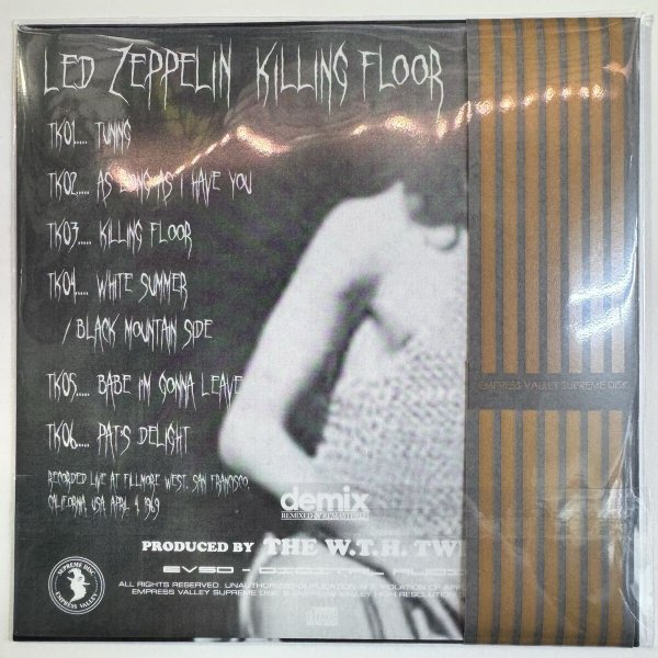 Photo2: LED ZEPPELIN - KILLING FLOOR demix CD FILLMORE 04/24/69 [EMPRESS VALLEY] Creepy cover Pro Use Only (2)