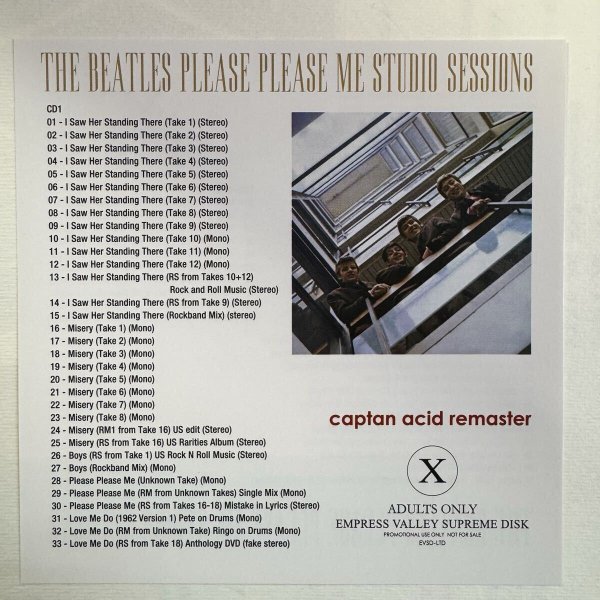 Photo3: THE BEATLES - PLEASE PLEASE ME studio sessions captain acid remaster 2CD [EMPRESS VALLEY] (3)