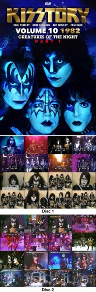 Photo1: KISS - KISSTORY 10: 1982 CREATURES OF THE NIGHT PART 1 2DVDR [Shades 2590] (1)