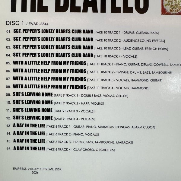 Photo3: THE BEATLES - SGT. PEPPER’S LONELY HEARTHS CLUB BAND 4 - TRACK TAPE (CD [EMPRESS VALLEY] (3)