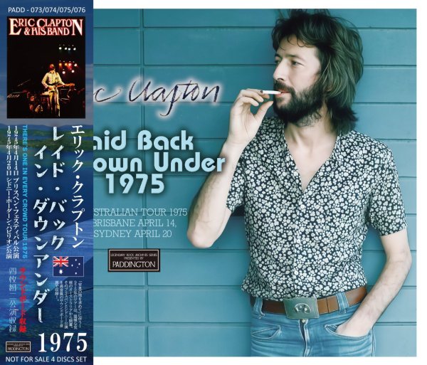 Photo1: ERIC CLAPTON - 1975 LAID BACK IN DOWN UNDER 4CD [PADDINGTON] (1)