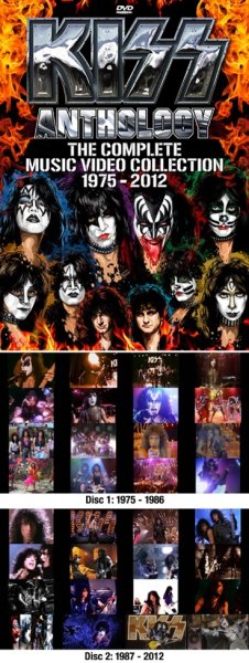 Photo1: KISS - ANTHOLOGY: THE COMPLETE MV COLLECTION 1975-2012 2DVDR [Shades 2596]  (1)