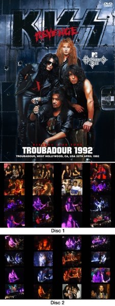 Photo1: KISS - TROUBADOUR 1992 2DVDR [Shades 2597]  (1)