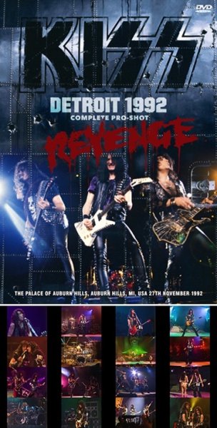 Photo1: KISS - DETROIT 1992 COMPLETE PRO-SHOT 2DVDR [Shades 2598]  (1)