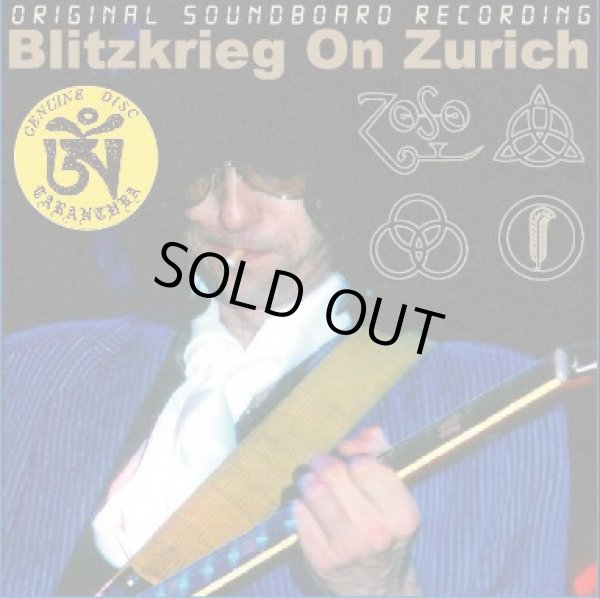 Photo1: LED ZEPPELIN - BLITZKRIEG ON ZURICH 3CD JACKET A JIMMY  [TARANTURA] ★★★STOCK ITEM / OUT OF PRINT / VERY RARE★★★ (1)