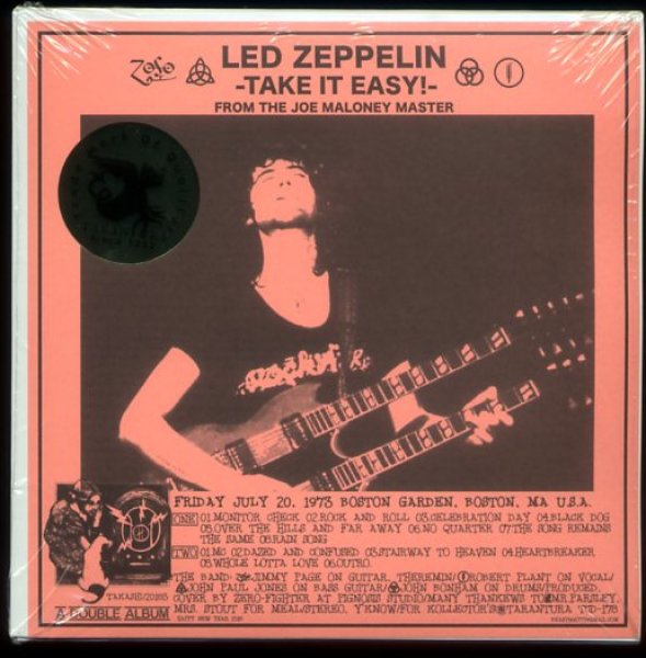 Photo2: LED ZEPPELIN - TAKE IT EASY! 2CD TAKRL White edition LIMITED 30 COPIES ONLY!!! [TARANTURA] ★★★STOCK ITEM / RARE OUT OF PRINT / LIMITED 30★★★ (2)
