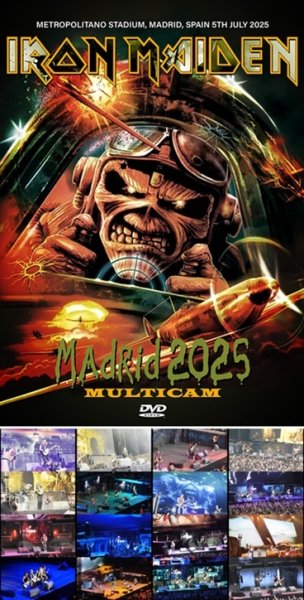 Photo1: IRON MAIDEN - MADRID 2025 MULTICAM DVDR [Shades 2606] (1)