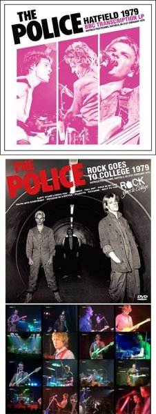 Photo1: THE POLICE - HATFIELD 1979: BBC TRANSCRIPTION LP CD plus Bonus DVDR "ROCK GOES TO COLLEGE 1979" [Wardour-534] (1)