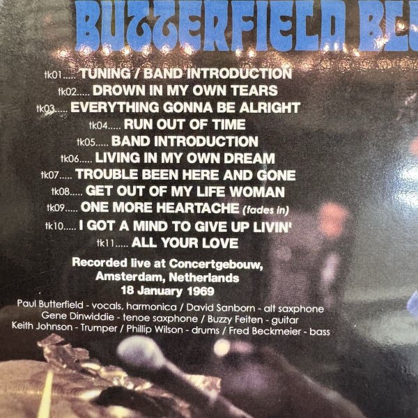 Photo5: THE PAUL BUTTERFIELD BLUES BAND - AMSTERDAM BREAKDOWN CD [EMPRESS VALLEY] PRO - USE ONLY! (5)