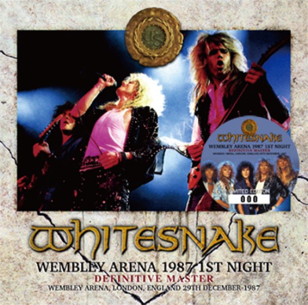 Photo1: WHITESNAKE - WEMBLEY ARENA 1987 1ST NIGHT: DEFINITIVE MASTER 2CD [ZODIAC 851] NEW SOURCE! (1)