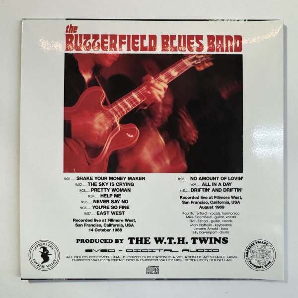 Photo3: THE PAUL BUTTERFIELD BLUES BAND - PRETTY WOMAN CD [EMPRESS VALLEY] PRO USE ONLY!!! (3)
