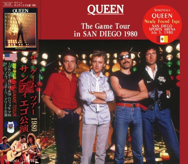 Photo1: QUEEN - 1980 THE GAME TOUR IN SAN DIEGO 2CD [SHAKUNTALA] (1)
