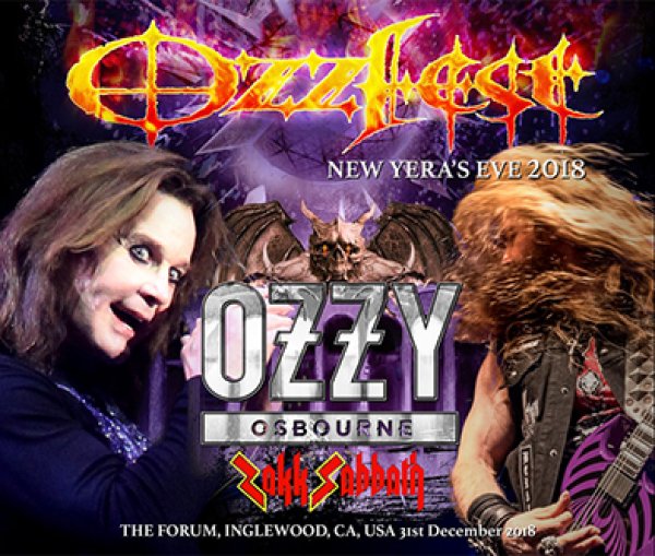 Photo1: OZZY OSBOURNE / ZAKK SABBATH - OZZFEST: NEW YEAR'S EVE 2018 3CDR [Shades 1027] (1)