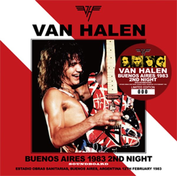 Photo1: VAN HALEN - BUENOS AIRES 1983 2ND NIGHT SOUNDBOARD 2CD [ZODIAC 853] (1)