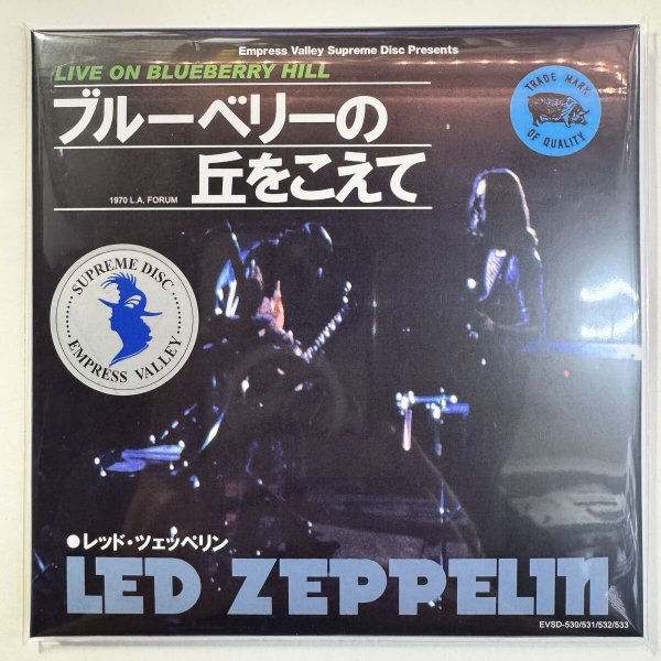 Photo1: LED ZEPPELIN - LIVE ON BLUEBERRY HILL 4CD [EMPRESS VALLEY] Unreleased, deformed jacket version! Super rare! Only a very limited number available! (1)