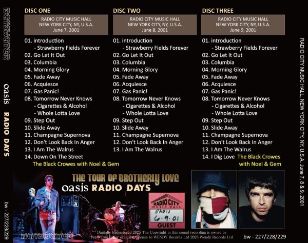 Photo2: OASIS - 2001 RADIO DAYS 3CD [BAYSWATER] (2)