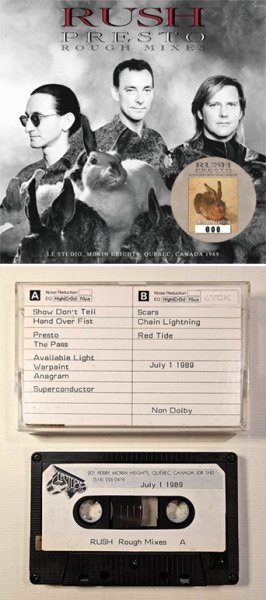 Photo1: RUSH - PRESTO ROUGH MIXES CD [Cygnus 041] (1)