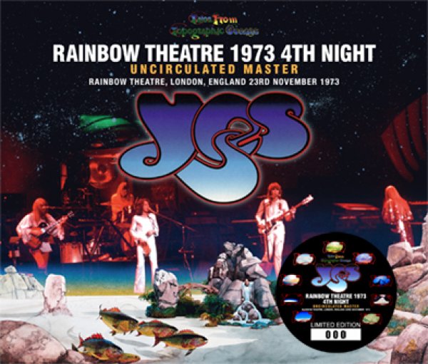 Photo1: YES - RAINBOW THEATRE 1973 4TH NIGHT UNCIRCULATED MASTER 3CD [Virtuoso 539/540/541] (1)