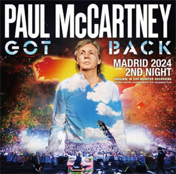 Photo1: PAUL McCARTNEY - MADRID 2024 2ND NIGHT: ORIGINAL IN EAR MONITOR RECORDING 2CD [Merseyside 012] (1)