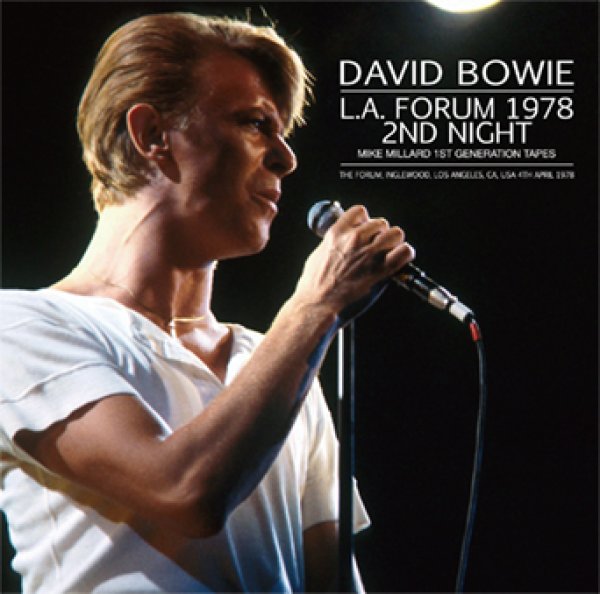 Photo1: DAVID BOWIE - L.A. FORUM 1978 2ND NIGHT: MIKE MILLARD 1ST GENERATION TAPES 2CD [Wardour-572] (1)