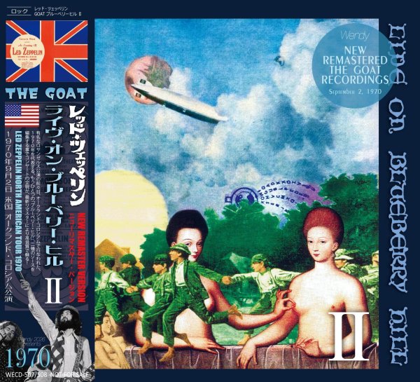 Photo1: LED ZEPPELIN - 1970 THE GOAT LIVE ON BLUEBERRY HILL II 2CD [WENDY] (1)