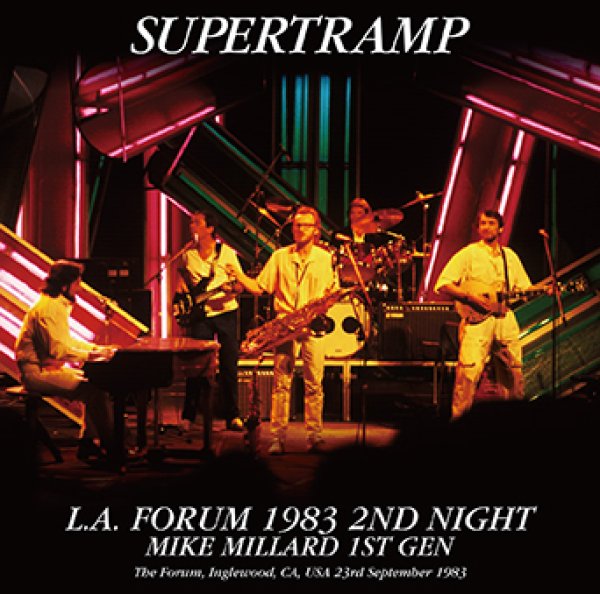 Photo1: SUPERTRAMP - L.A. FORUM 1983 2ND NIGHT: MIKE MILLARD 1ST GEN 2CDR [Amity 866]  (1)