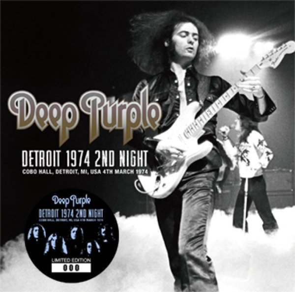 Photo1: DEEP PURPLE - DETROIT 1974 2ND NIGHT 2CD [Darker Than Blue 358/359] (1)