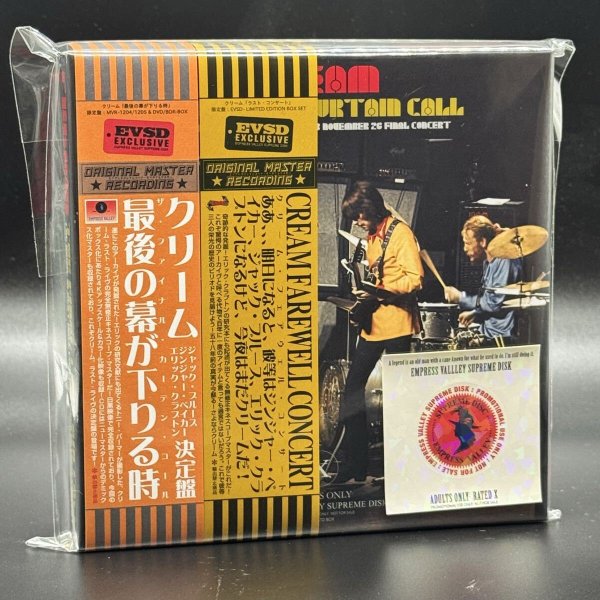 Photo1: CREAM - THE FINAL CURTAIN CALL the final concert 2CD 3DVD BDR [EMPRESS VALLEY] (1)