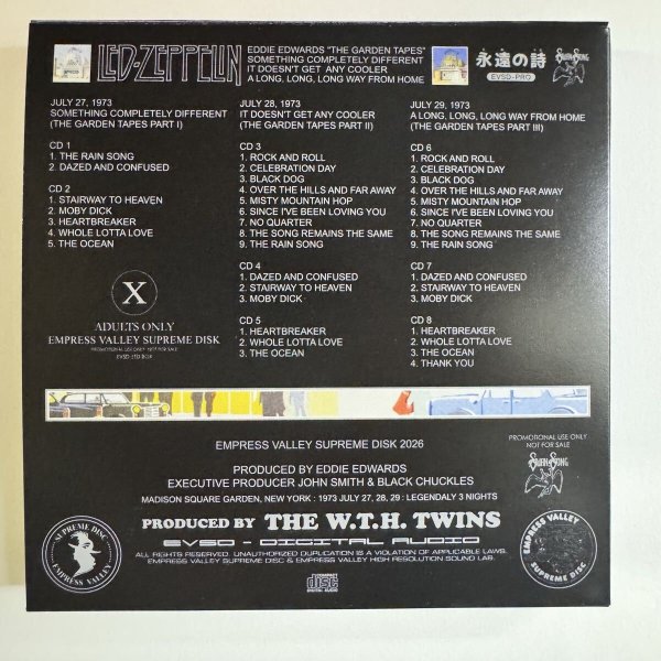 Photo5: LED ZEPPELIN - EDDIE EDWARDS THE GARDEN TAPES 8CD BOX [EMPRESS VALLEY] (5)