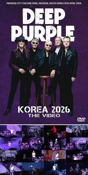 Photo1: DEEP PURPLE - KOREA 2026 THE VIDEO DVDR [Shades 2646] (1)