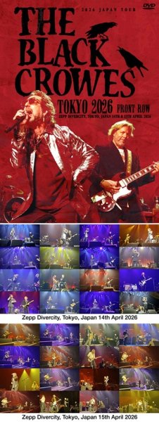 Photo1: THE BLACK CROWES - TOKYO 2026 FRONT ROW 2DVDR [Shades 2645] (1)