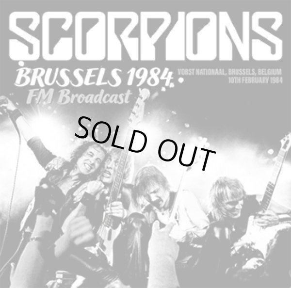 Photo1: SCORPIONS - BRUSSELS 1984 FM BROADCAST CDR [Shades 2642] ★★★STOCK ITEM / SPECIAL PRICE★★★ (1)