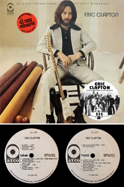 Photo1: ERIC CLAPTON - ERIC CLAPTON: US ATCO PROMO ONLY MONO LP CD (1)