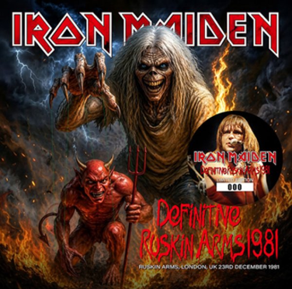 Photo1: IRON MAIDEN - DEFINITIVE RUSKIN ARMS 1981 CD plus Bonus CDR "RUSKIN ARMS 1981: SOUNDCHECK" [ZODIAC 857] (1)