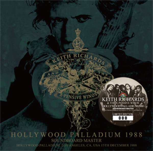 Photo1: KEITH RICHARDS & THE X-PENSIVE WINOS - HOLLYWOOD PALLADIUM 1988 SOUNDBOARD MASTER 2CD (1)