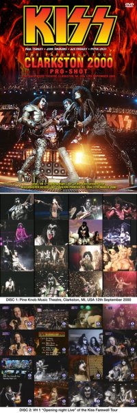 Photo1: KISS - CLARKSTON 2000 PRO-SHOT 2DVDR [Shades 2648] (1)