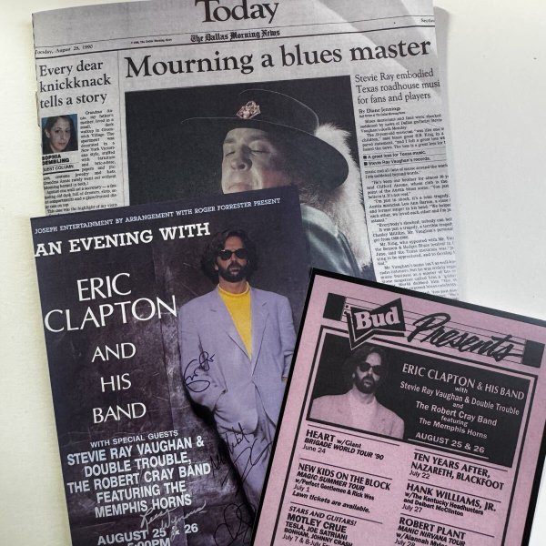 Photo7: STEVIE RAY VAUGHAN / ERIC CLAPTON - THE LAST THUNDER BEFORE DAWN 3CD BOX + BOOKLET [EMPRESS VALLEY] (7)
