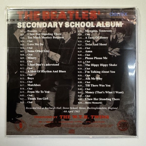 Photo2: THE BEATLES - SECONDARY SCHOOL ALBUM 1963 Stowe School DEMIX CD [EMPRESS VALLEY] (2)