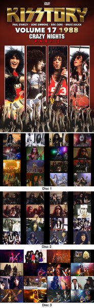 Photo1: KISS - KISSTORY VOLUME 17 1988 CRAZY NIGHTS PART 2 3DVDR [Shades 2644] (1)