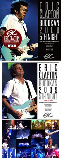 Photo1: ERIC CLAPTON - BUDOKAN 2009 5TH NIGHT 2CD plus Bonus DVDR "BUDOKAN 2009 5TH NIGHT: THE VIDEO" [Tricone 159] (1)
