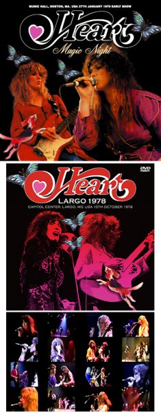 Photo1: HEART - MAGIC NIGHT 2CDR + Ltd Bonus DVDR "LARGO 1978" [Uxbridge 217] (1)