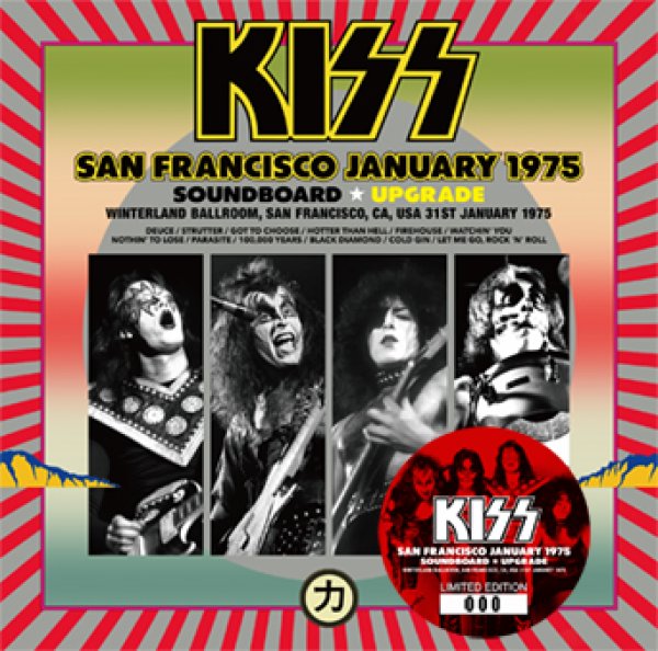 Photo1: KISS - SAN FRANCISCO JANUARY 1975 SOUNDBOARD UPGRADE CD [ZODIAC 862] (1)