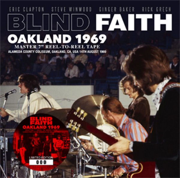 Photo1: BLIND FAITH - OAKLAND 1969 MASTER 7" REEL-TO-REEL TAPE CD [Beano-339] (1)