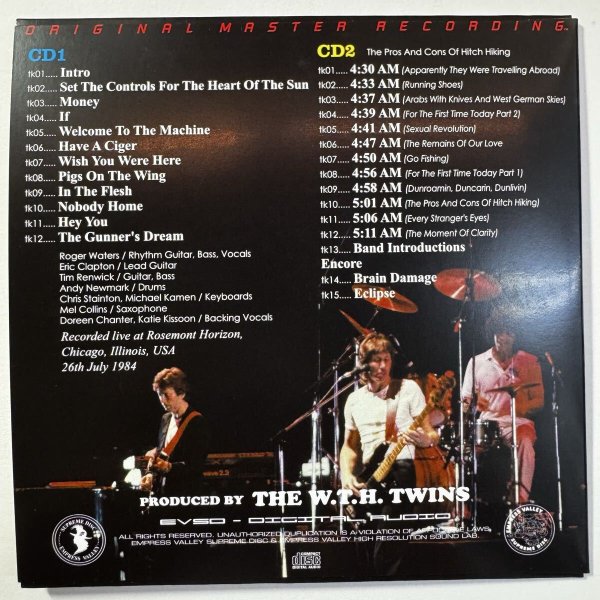 Photo4: ROGER WATERS with ERIC CLAPTON - LUNATIC RAVE 2CD [EMPRESS VALLEY] (4)
