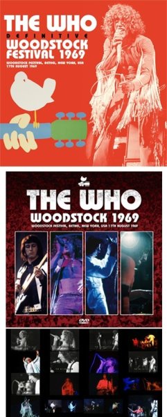 Photo1: THE WHO - DEFINITIVE WOODSTOCK FESTIVAL 1969 CD plus Bonus DVDR "WOODSTOCK 1969" (1)