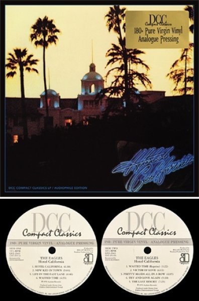 Photo1: EAGLES - HOTEL CALIFORNIA: DCC COMPACT CLASSICS LP - AUDIOPHILE EDITION CD (1)